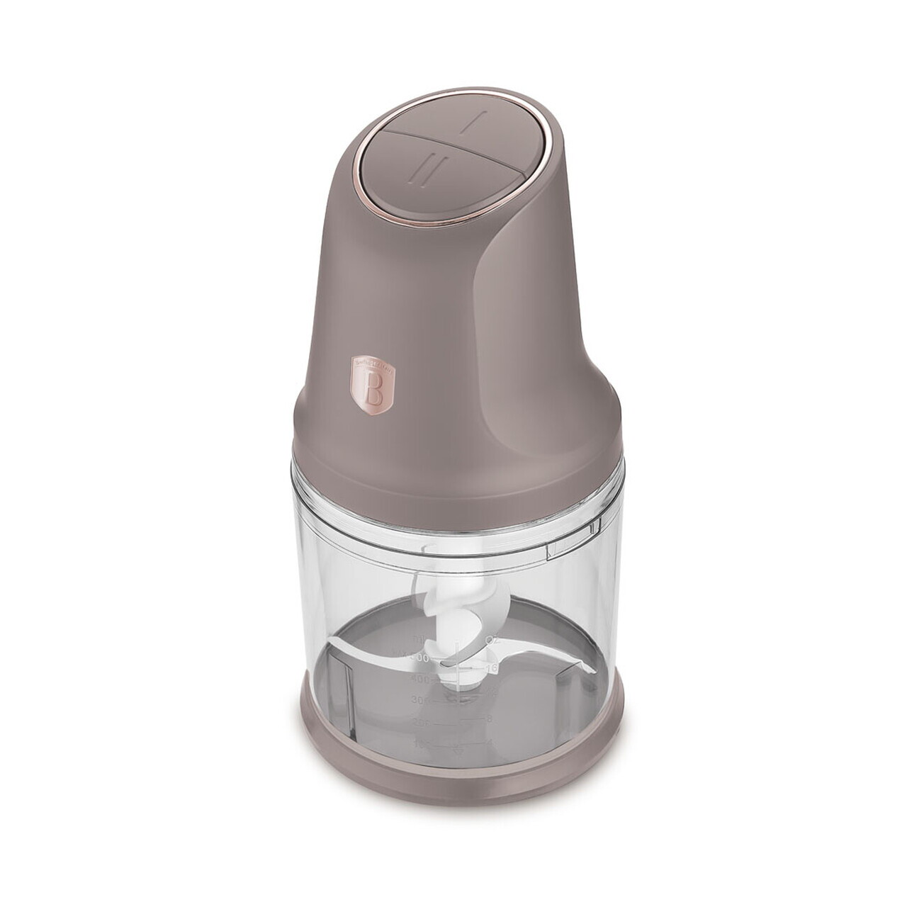 Tocator 2 in 1 Berlinger Haus, Taupe, 1 L, inox/plastic, taupe mat/transparent - imagine 5
